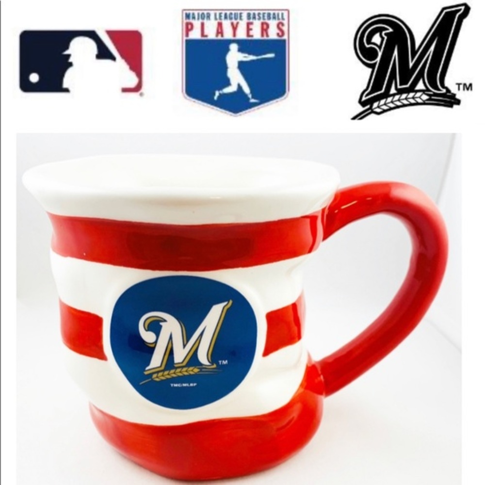 MLB MILWAUKEE BREWERS 20oz MUG NWT